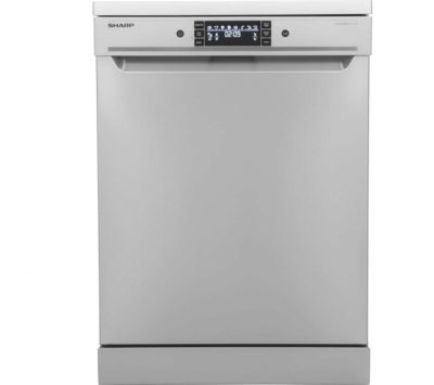 SHARP QW-GT35F444W Full-size Dishwasher - Stainless Steel SHARP QW-GT35F444W Full-size Dishwasher - Stainless Steel